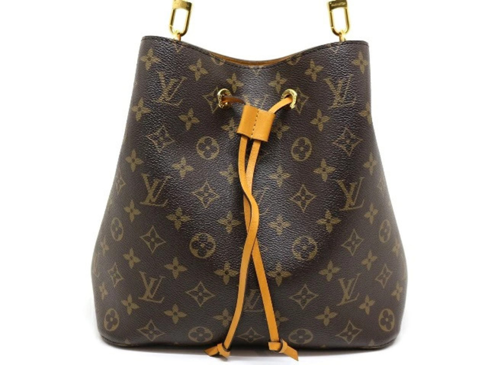 LOUIS VUITTON Neo Noe Shoulder Bag Monogram Saffron
